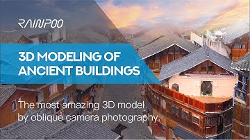 3D Modeling of Ancient Buildings | The most amazing 3D model by oblique camera photography.