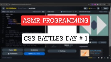 ASMR Keyboard CSS Battle Day 1 |  CSS Battle Daily Challenges | #css #cssbattle