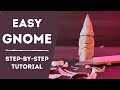 How to Carve a Simple Gnome - Easy Beginner Whittling Project!