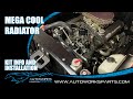 Mustang radiator 6470 classic mega cool by autoworks parts