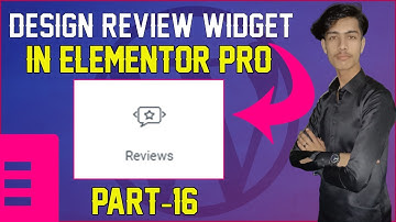 how to design review widget in Elementor pro || Review widget tutorial in Urdu/Hindi Part - 16