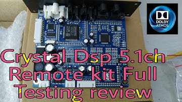 Crystal Dsp 5.1ch Dolby/Dts Remote kit Testing & Full review 🎧🔥🔥