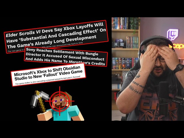 Me temo lo peor para MINECRAFT | CIENTOS DE DESPIDOS, CAMBIOS EN OBSIDIAN Y BETHESDA, MARATHON'T