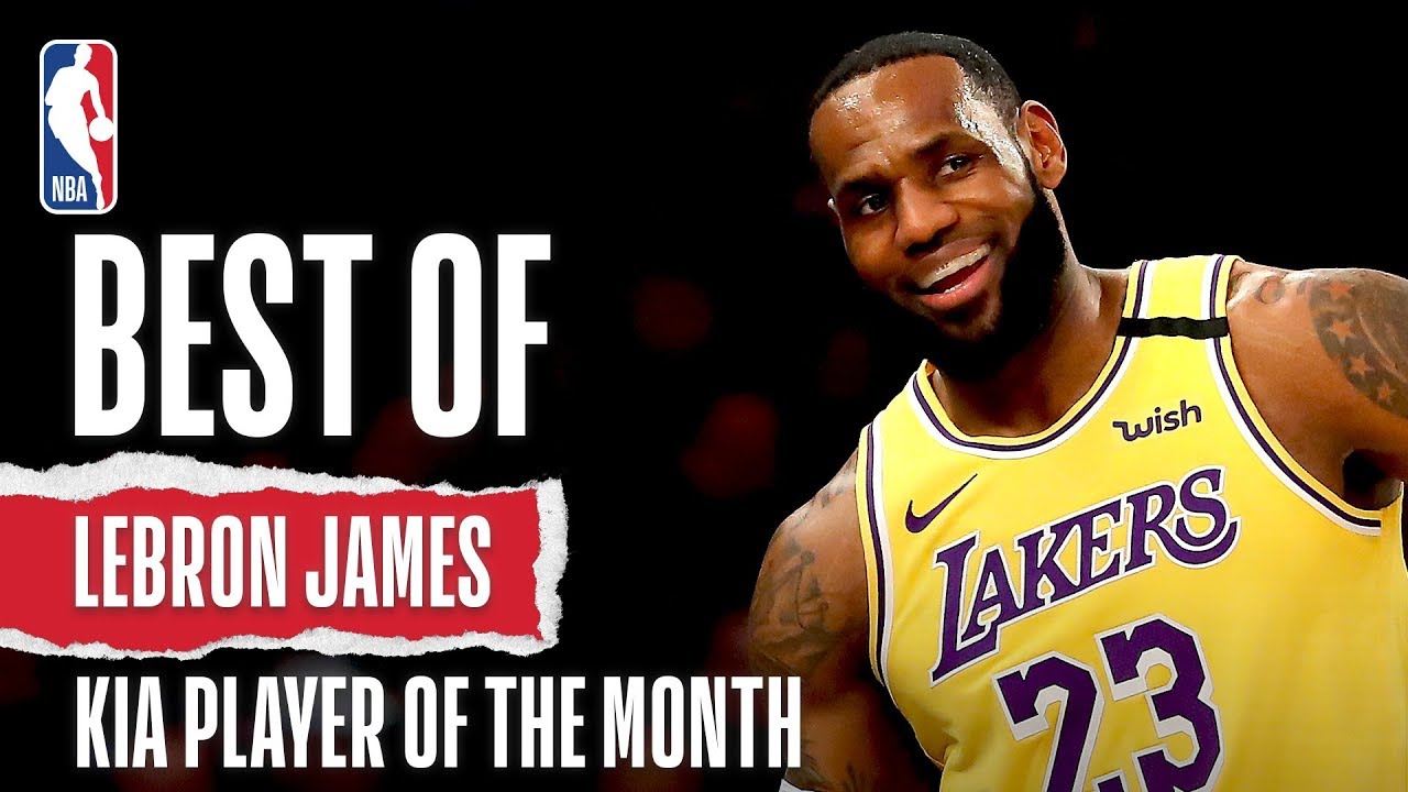 LeBron James' January Highlights KIA Player of the Month YouTube
