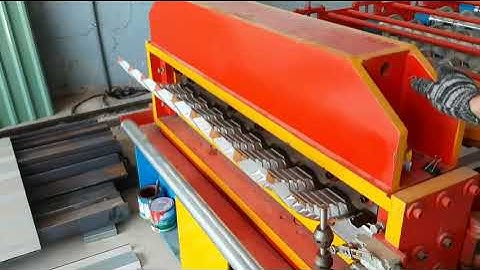 Máy cán tôn 1 tầng 9 sóng đầu dập vòm