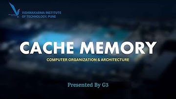 Cache Memory | G3 | Computer Organization and Architecture