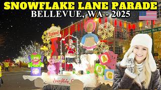 This is Why SNOWFLAKE LANE is So Famous | Full Parade   Bellevue Square CHRISTMAS Tree (4K)
