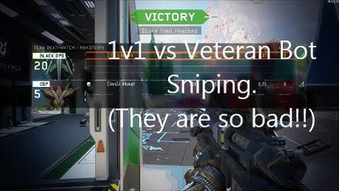 1v1 vs Veteran Bot Sniping.