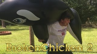 Youtuber Vs An Inflatable Whale Brokenchicken 2