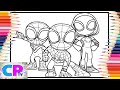 Spidey and His Friends Coloring Pages/Spidey Coloring/Rodsyk - Energy/Sergius/Horizon/COPYRIGHT FREE