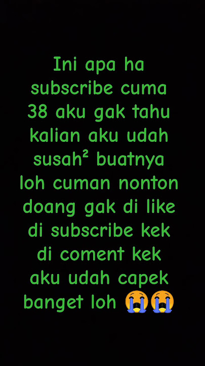 aku gak maksa😭