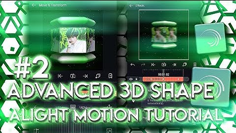ADVANCED 3D HEXAGON [ AE INSPIRED ] ALIGHT MOTION TUTORIAL