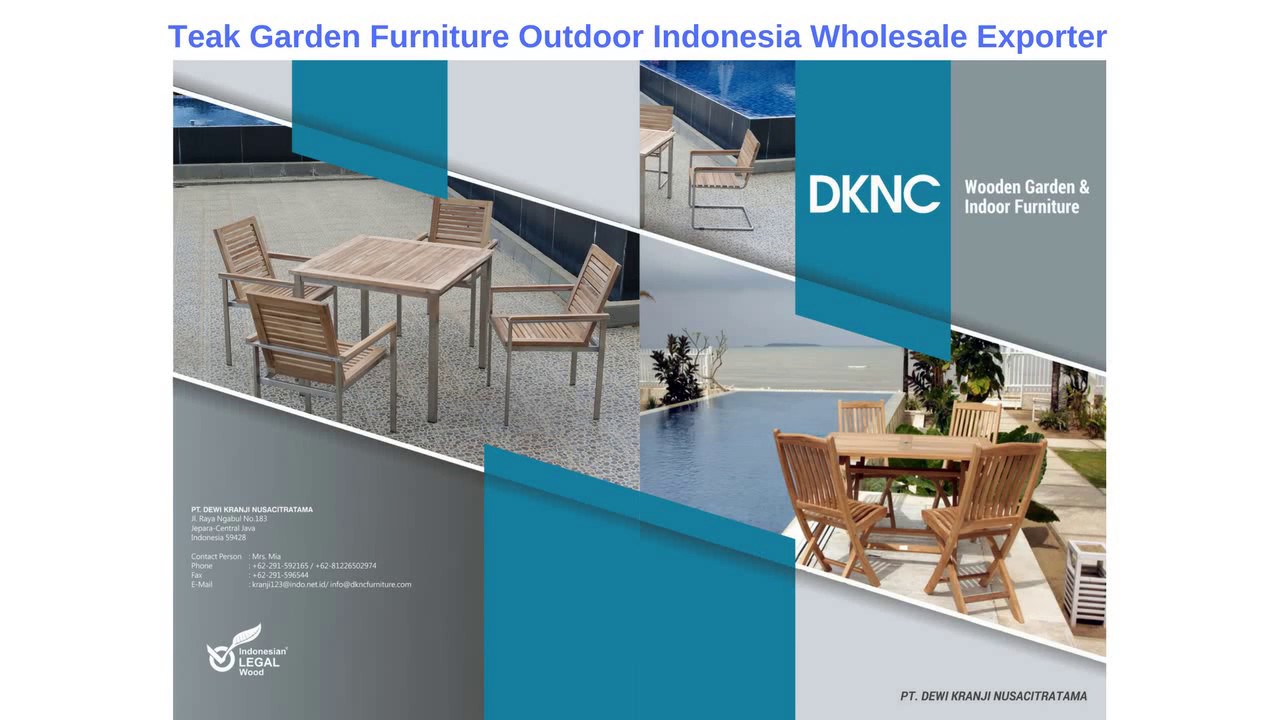 Teak Garden Outdoor Furniture Indonesia Wholesale Exporter YouTube