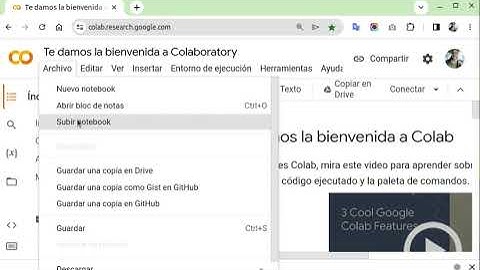 Primeros Pasos de Google Colab para Machine Learning