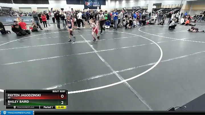 67-73 Lbs 5th Place Match - Bailey Baird, KS Vs Pa...