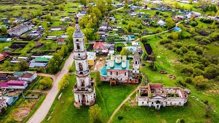 Поречье-Рыбное. Храмы Никиты мученика и Петра и Павла с колокольней. «Росэкспедиция», фильм 2