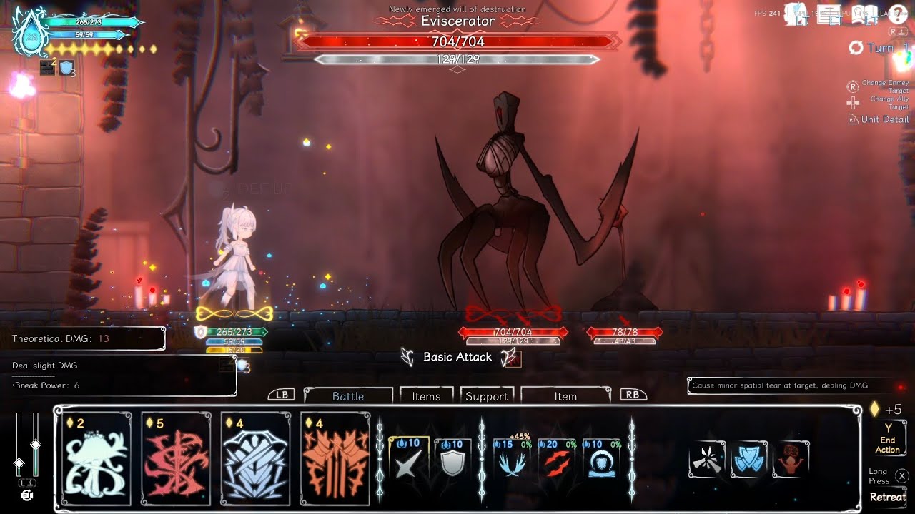 Journey of Realm : Dawn Dew (PC)(English) #3 First Boss Eviscerator 朝露：境界旅程