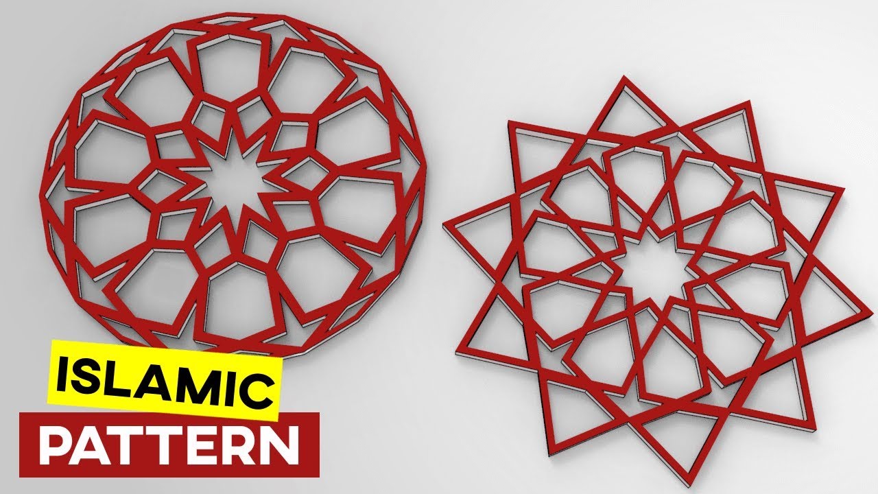 Simple Islamic Geometric Pattern - YouTube