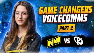 NAVI Celestials Voicecomms at VCT 2023: Game Changers Series 2. Game VS Karmine Corp GC Resimi