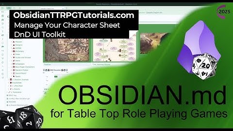 Obsidian - DnD UI Toolkit (2025)