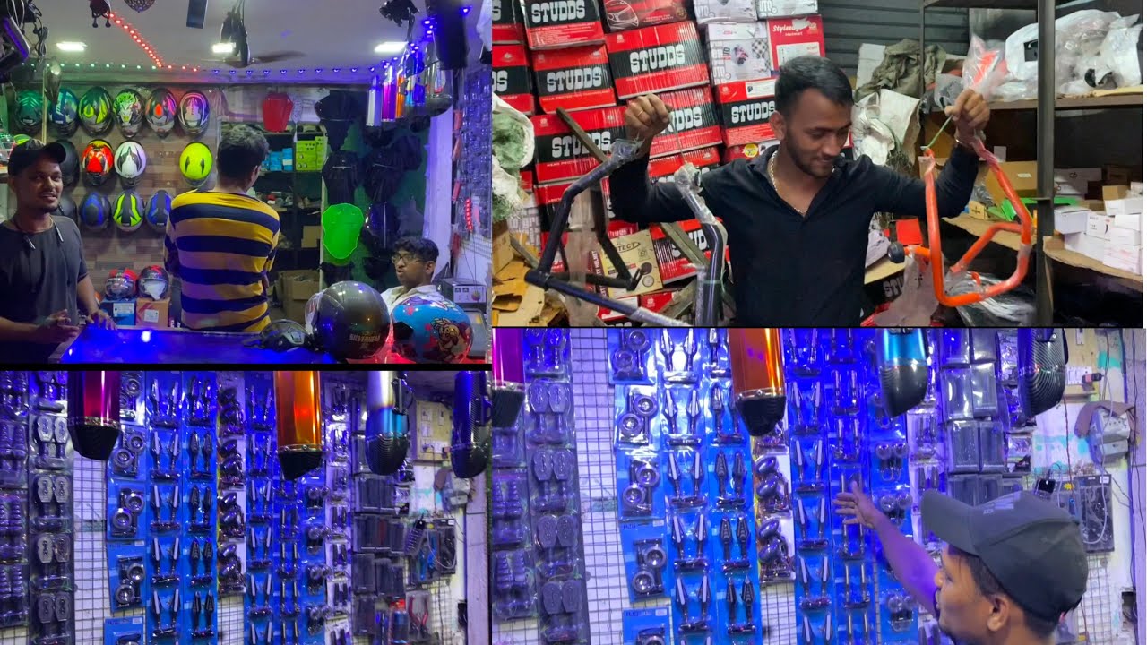 Kurla bike market mumbai // cheapest bike accessories // bike