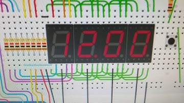 Reloj digital con alarma SIMULADO EN TINKERCAD