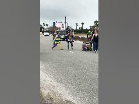 mardi gras parade at owa