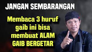 Don't read these 3 magical letters carelessly, ‼️