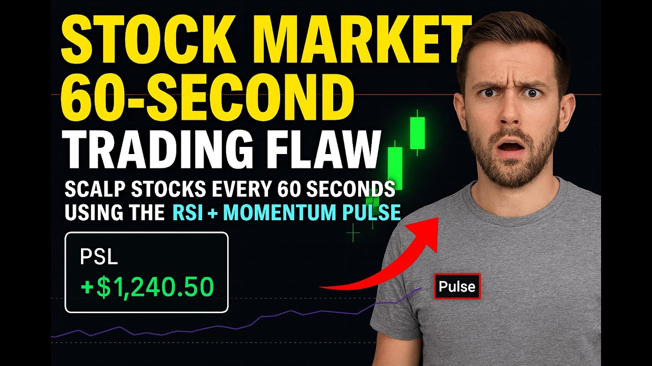 STOCK MARKET 60-SECOND TRADING FLAW EXPOSED! Scalp Stocks Every 60 Seconds RSI + Momentum Pulse!