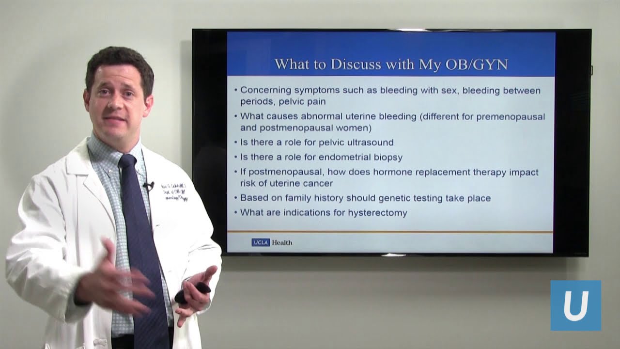 Gynecologic Cancers: What to Ask Your OB/GYN | Joshua G. Cohen, MD ...