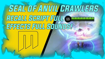 Seal of Anvil Crawlers Recall Script Work on ABC File and Non ABC File!