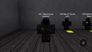 How to get GOC in scp monsters roleplay v2