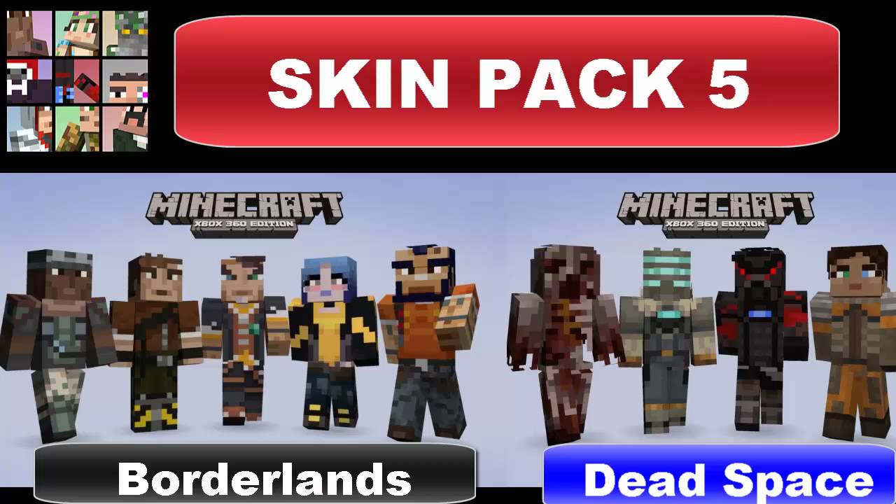 news MINECRAFT XBOX360 ¡¡ SKIN PACK 5 !! FECHA LANZAMIENTO Y PRECIO