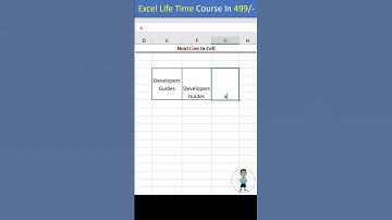 Next Line In Cell in Excel #excel #exceltutorial #exceltips #msexcel #microsoftexcel #shorts