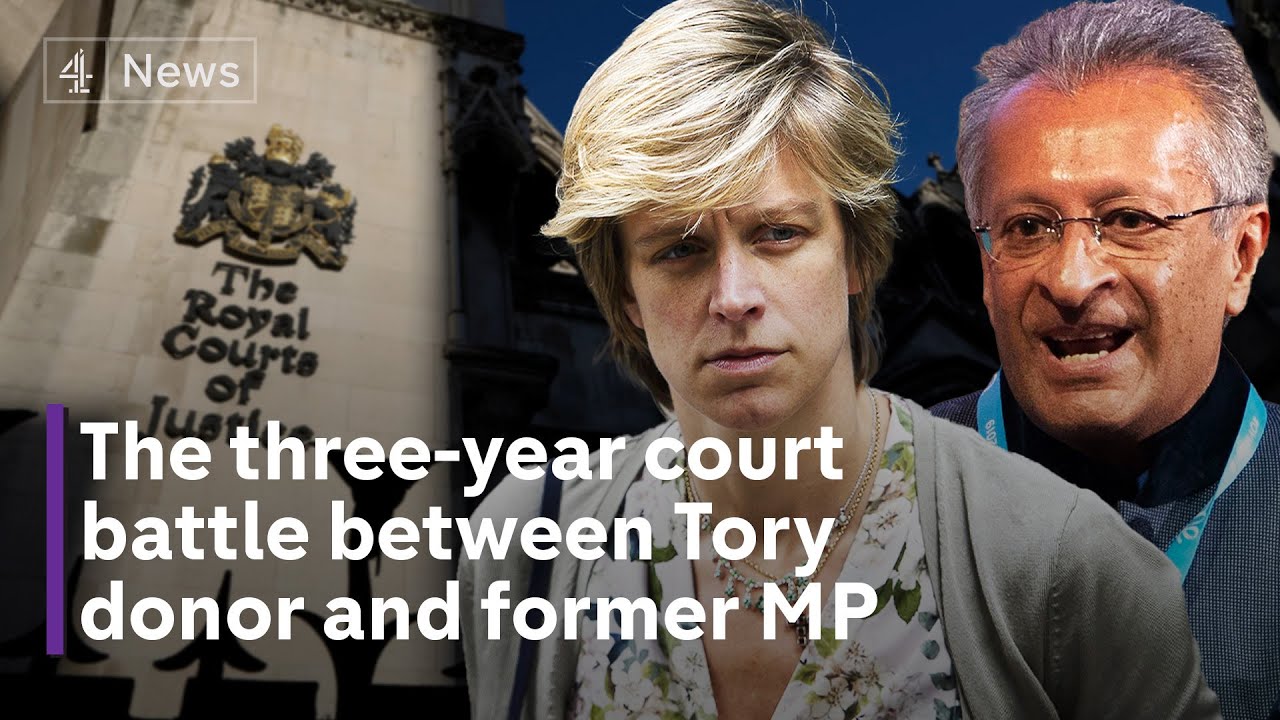 As part of a three-year battle between a Tory donor and former MP