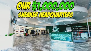 WE BUILT A $1,000,000 SNEAKER HEADQUARTERS! *Common Hype is the Craziest Sneaker Store in America*