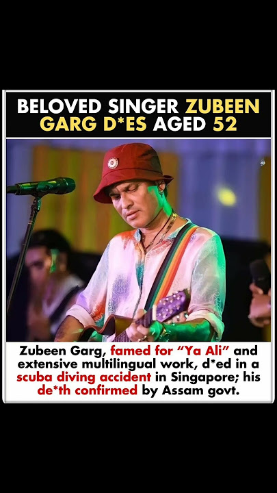 BELOVED SINGER ZUBEEN GARG D*ES AGED 52#viral #zubbengargsong #rip