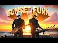 Daft Punk Inspired Sunset Funk 🌅 California Coastline Groove | Chill Disco &amp; Funk Guitar Mix