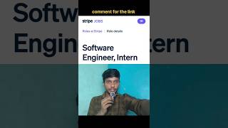 Stripe Software Engineer Internship 🔥 #telugu #telugutech #btech