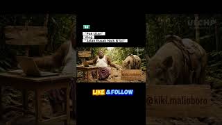 Pak Utan naik Bab! biar ga disetir lobang di jalan #pakutan #shorts #ai #veo3