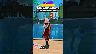 Which Anemo character can Reach the Boat?!. #genshinimpact #genshin #shorts