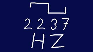 2237 hz square
