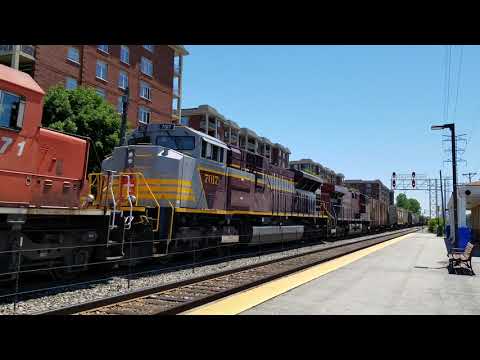 CP SD40-2s and heritage unit trail on CP 281 at Morton Grove