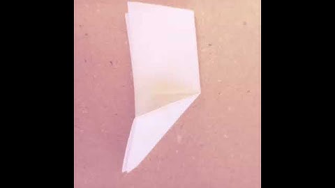 How to fold pieces of paper for 3d origami..