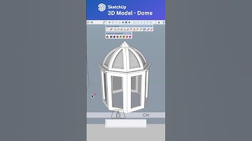 🚀 Quick SketchUp Dome Trick! | Tools on Surface + Joint PushPull