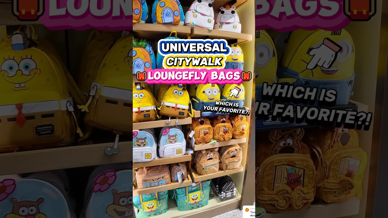 Рюкзаки Loungefly в Universal CityWalk! 😮🎒 (Что купить в Universal Orlando)
