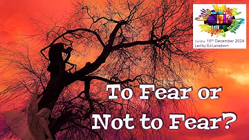 2024 12 15. Welcome to the 3rd Sunday in Advent. The service today is taken by Eddie Lansdown