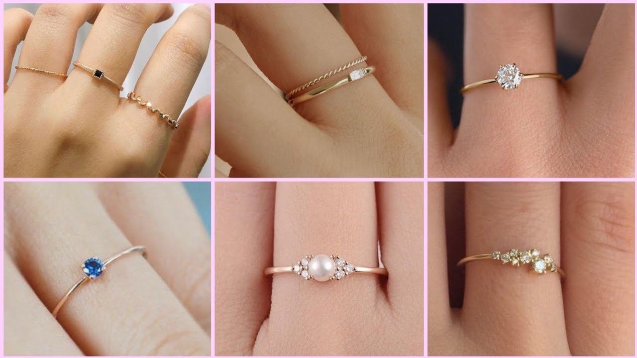 Amazon.com: WDIYIEETN Simple 18k Gold Rings for Teen Girls Clear Studded  Eternity Wedding Ring 18k Gold Engagement Stackable Diamond Rings Women  Fashion Jewelry (6) : אמנות, יצירה ותפירה