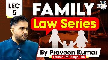 Family Law Lecture Series | Lec 5 | Customs and Usages under HMA, 1955 | By Praveen Kumar