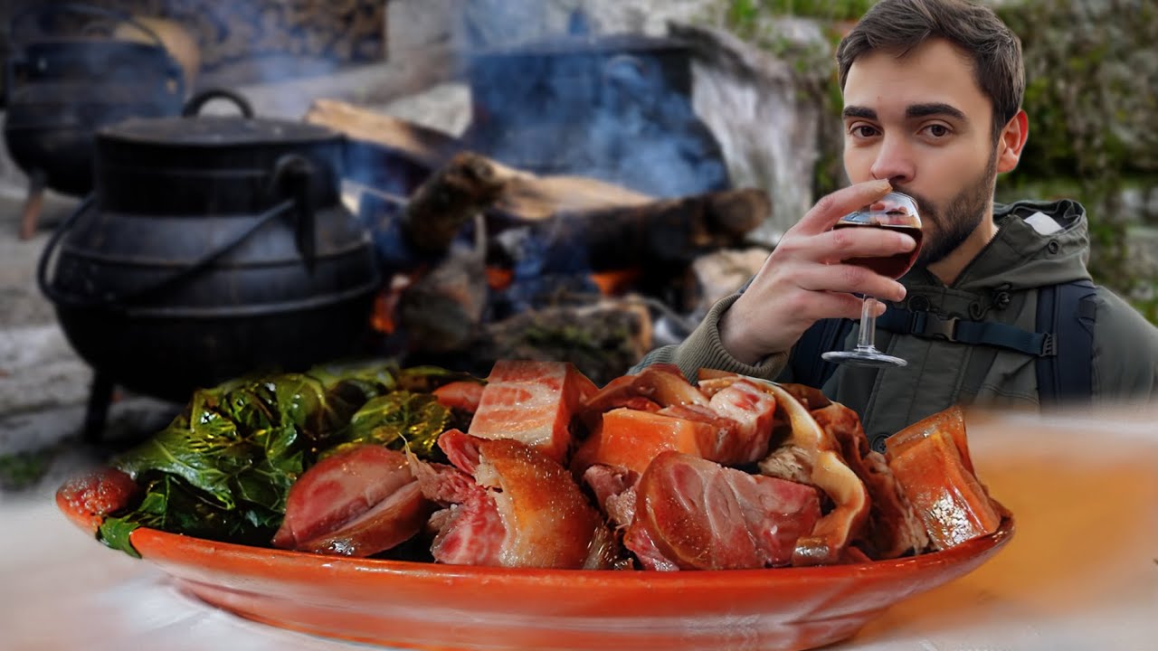 Cozido Barrosão numa casa com 799 Anos!